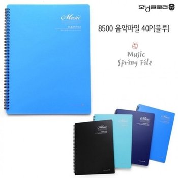 고품질 음악파일 화일 음반 앨범 보관 앨범 40P 블루 학용품 음악...
