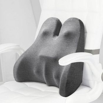 받침대 의자 사무실 허리 차량 허리쿠션 메모리폼 등받이 받침
