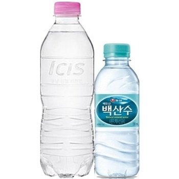 [오늘출발] 아이시스 생수(무라벨)500ml x(20개)+백산수330ml x(20개)  (총40개)
