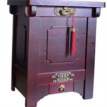 한국형 원목 쌀통 20KG 디스펜서 오동나무 쌀독 20kg 뒤주 밀폐