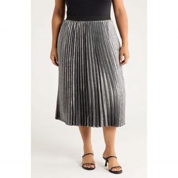 [해외] Caslon 캐슬론 플리츠 메탈릭 미디 스커트 7566280