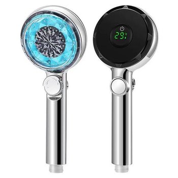 온도측정 수압조절 샤워기헤드/멀티샤워헤드 욕실샤워헤드 해바라기헤드 수압샤워기 수압샤워헤