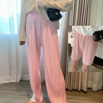 [MEI70680_62_62]반바지 긴바지 세트 플리츠긴바지 HH-A65