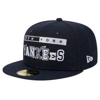 [해외] 뉴에라 뉴욕 양키스 Ransom 59FIFTY 피티드 햇 모자 - 네이비 10842278