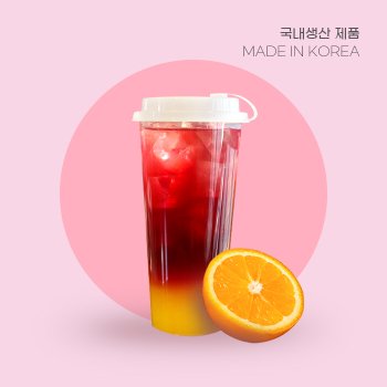 [영원플라텍]국내생산 리유저블 텀블러 700ml 5개 뚜껑포함 다회용 플라스틱컵