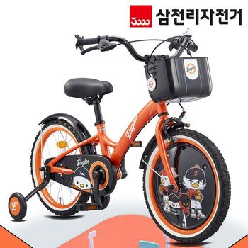 삼천리 KBO 한화 이글스 18  어린이용 네발 자전거 보조바퀴 2026년형 번호키 증정_P419985496