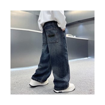 스티치 와이드 데님 R21047