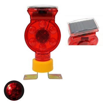 LED경고등 1+1 안전표시경고등 LED 차량통제 쏠라경광등 경광등램프 공사장 회전경광등