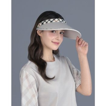 닥스 골프 여성 [LF몰단독][완판재입고] 베이지 체크 배색 썬바이...