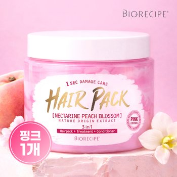 [오늘출발] 바이오레시피 1초 데미지 케어 헤어팩 핑크에디션 300g /트리트먼트 단백질헤어팩 미용실