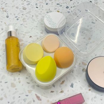 에그퍼프 754HJI31 세트 ZF 물방울 4종 오렌지