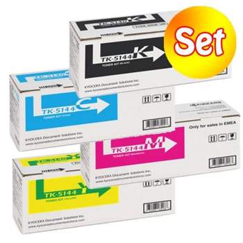 교세라 RT69TE67 TK-5144K 정품토너 4색 세트 P6130cdn %프린터 리필 교체