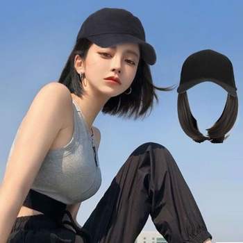 모자가발 YY90AK74 부분인모 모자가발 가발 여성가발 여자가발