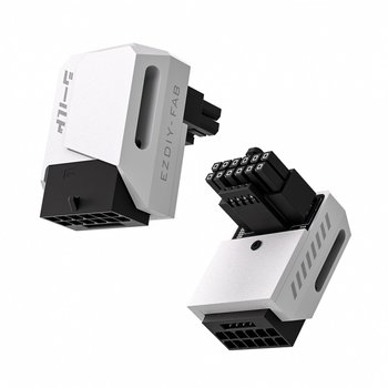 EZDIY-FAB SHIELD 12V-2X6 STD 90도 어댑터 (화이트)