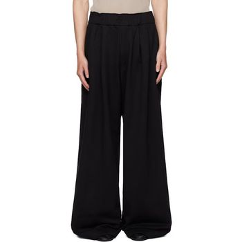 블랙 플리츠 스웨트팬츠 252 021143 2611 TP863774791 144824194