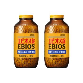 [해외] 에비오스 정 2000정 x 2개 세트 ? 위장 건강을 위한 영양 보충 오렌지
