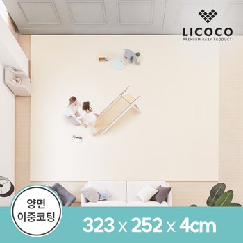리코코 프리미엄 양면이중코팅 더블 원피스매트 323x252x4cm