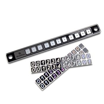 주차번호판 QJI260J3 주차알림판 자동차 전화 번호판 연락처 BL