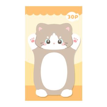 아트박스/글로벌HG 접착식 랙돌 고양이 동물 포스트잇 메모지 점착메모
