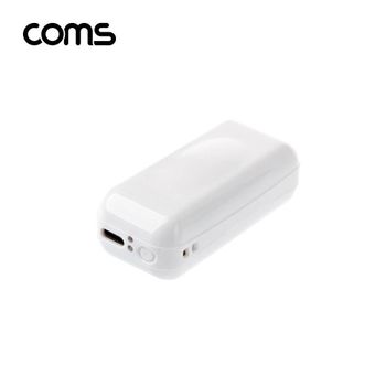 Coms 초소형 미니 손난로 핸드워머 양면발열 휴대용 White HW450 컴스 모니터 핫팩 COMS
