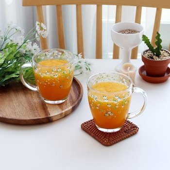 로얄보덴 새꽃 유리 머그컵 2P 1BOX 20개  (WF76159)