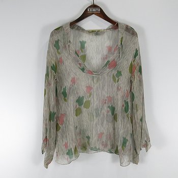 [중고] 스미스마켓 중고명품 마르니 실크 시스루 티셔츠 K0476MRI