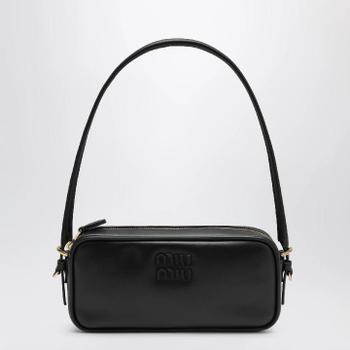 Miu Miu 가죽 블랙 파우치 5NE024AF8W/XL_MIU-F0002_100-U