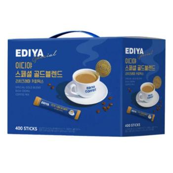 [(주)이디야] 이디야 스페셜 골드블렌드 리치크레마 커피믹스 400T 대용량 믹스 (S50212226)