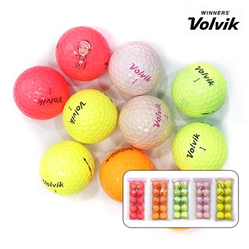 (주)아쿠쉬네트코리아 볼빅 로스트볼 A+급 (10알) 색상랜덤