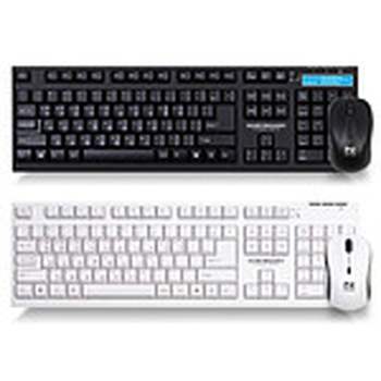 무선 데스크탑 세트 화이트 무선마우스 무선키보드 PC 스카이디지탈 무선광마우스 피시방마우스