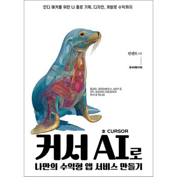 커서 AI로 나만의 수익형 앱 서비스 만들기 - 인디 해커를 위한 나 홀로 기획, 디자인, 개발로 수익까지