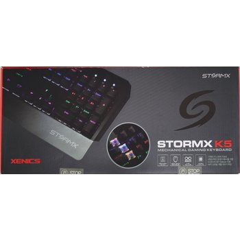 제닉스크리에이티브 제닉스 기계식 키보드 스톰엑스 K5 레드