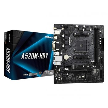 [해외] ASRock AMD Ryzen 30004000 AM4) A520 Micro ATX A520M-HDV 시리즈(Soket 대응 칩셋 탑재