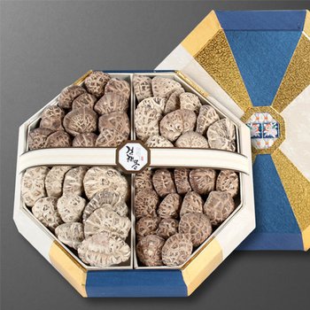 건해몽 장흥 버섯 눈꽃세트 3호(흑화고120g * 2EA / 백화고140g * 2EA)
