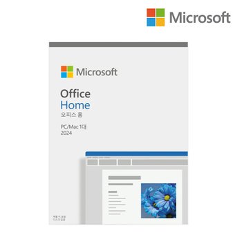 MS 오피스 홈 2024 Office Home PKC 가정용 제품키 배송형 영구사용