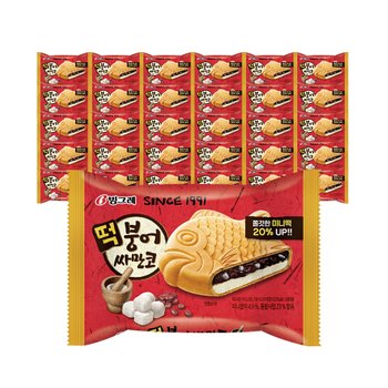 빙그레 떡 붕어싸만코 30개 아이스크림