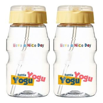 코멕스 요구요구 빨대물병 옐로우 460ml X 2개