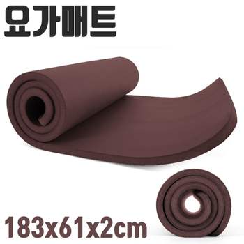 NBR 요가 매트 20mm 2cm 집에서 운동 스트레칭 핫초코