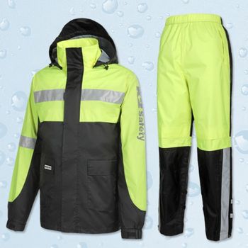 K2 IIFO1446 세이프티 우의 우비 비옷 작업복 방수복 투피스 남자우비 판초우의