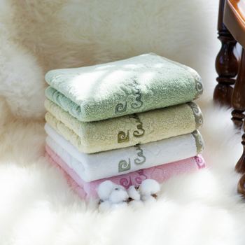 [오늘출발]피에르가르뎅 클로버 파스텔톤 페이스타올 최고급 호텔수건 170g