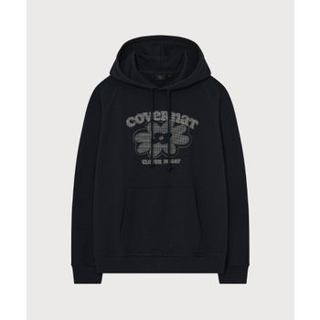 커버낫 여성 오버핏 클로버 그래픽 후디 B1 CO2503HD71 DN HG