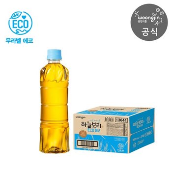 [웅진직영][추가적립] 하늘보리 에코(무라벨) 500ml x 40개