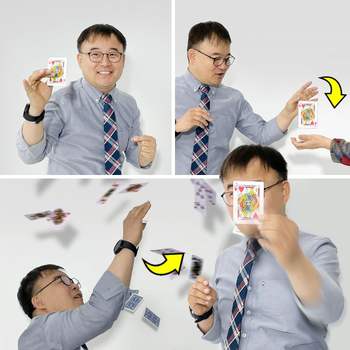 제이엘 플래시포커 마술도구 카드마술 나타나는카드 JL하트상자 JL십자가상자