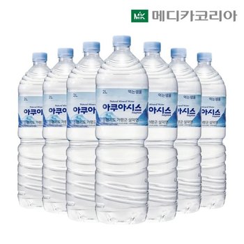 아쿠아시스 생수 유/무라벨 랜덤 물 2L x 24병 먹는샘물_6개입x4팩