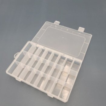 악세사리보관함 비즈 단추 귀걸이정리함 24칸 투명 비즈보관함 파츠통 귀걸이보관함