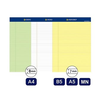 리갈패드 A4 노랑 80매 옥스포드 A58