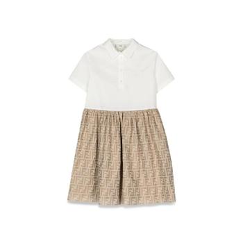 FENDI 에프에프 쉬폰 원피스 JFB664K_ALO6F1F4G
