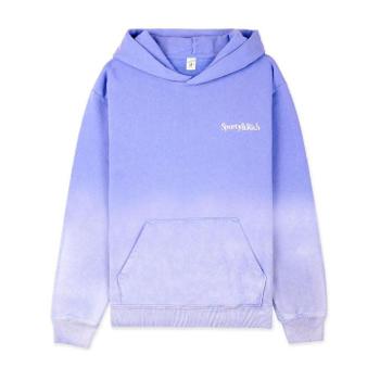 26 SS 스포티앤리치 세리프 로고 자수 후드티 WS066S413SD TP445150670