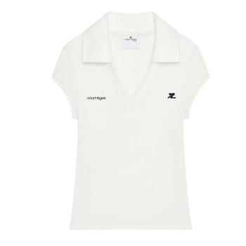 [해외] 26SS 쿠레쥬 반팔 티셔츠 126JPO057JS0195 B166 HERITAGE WHITE HERITAGE W