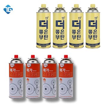 용량이 많은 더 좋은 부탄 뉴메가 250g 220g 휴대용 부탄가스 28개입 1박스
